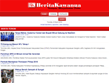 Tablet Screenshot of beritakawanua.com